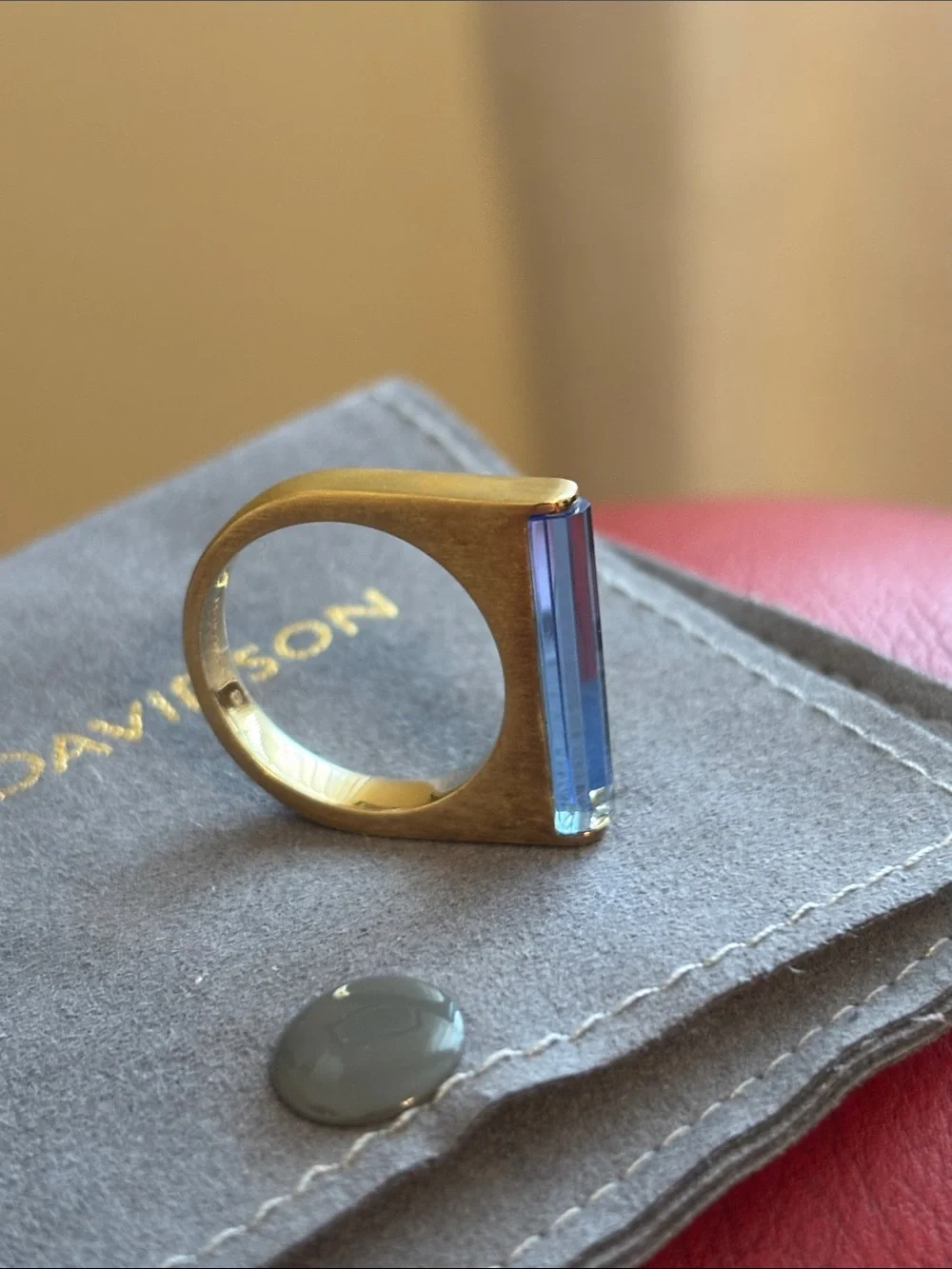 Dean Davidson revival gemstone Ring  size 8